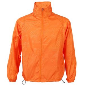 Outdoor Unisex Fietsen Running Waterdicht Winddicht Jas Regen Jas-Oranje, L