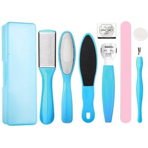 11 In 1 Professionele Voetverzorging Kit Pedicure Gereedschap Set Rvs Voetrasp Voet Dode Huid Remover Schoon Teennagel care Kit