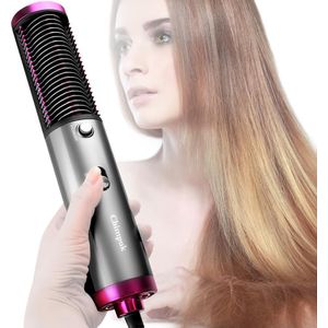 Hete Lucht Föhn Borstel 3 In 1 Haar Föhn Stijltang Volumizer Negatieve Ionen Styler Kam Kit voor Nat Droog Haar