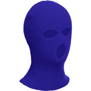 Ski Masker Gebreide Gezicht Cover Winter Bivakmuts Volgelaatsmasker Voor Winter Outdoor Sport Cs Winter Drie 3 Gat Bivakmuts gebreide Muts