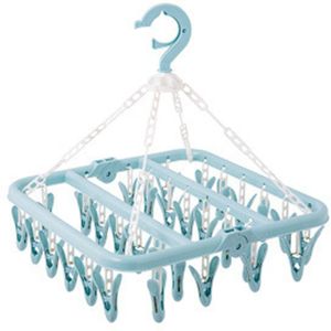 Droogrekken Plastic Opvouwbare Clip Ruimtebesparend Indoor Sokken Droogrek Tendedero Hangers Voor Kleding Вешалки Для Гардероба