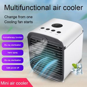 Draagbare Ruimte Luchtkoeler Met Ijsblokjes Quick Airconditioner Ventilator Office Home Luchtkoelers Mini Airconditioner Mini Staat