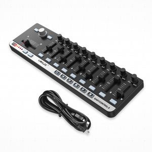 Wereldje Midi Keyboard Control.9 Draagbare Mini Usb 9 Slim-Line Controle Midi Controller Elektronische Muziekinstrument