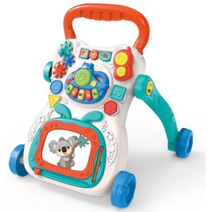 Muzikale Loopstoeltje Speelgoed Multifunciton Baby Peuter Walker Zitten Te Stand Leren Wandelaar Speelgoed Activiteit Speelgoed