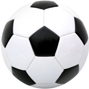 1 Pcs Classic Zwart Wit Outdoor Butyl Innerlijke Voetbal Bal Standaard Volwassen Grootte 5 Pu Voetbal Bal Training Bal