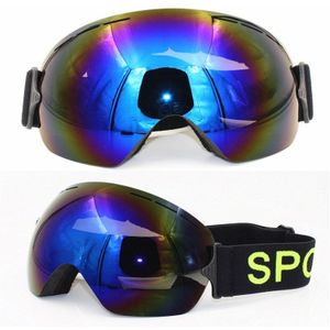 Brand UV400 Skibril Enkele Lagen Anti-Fog Grote Masker Skiën Bril Vrouwen Mannen Sneeuw Snowboard Bril Eyewears