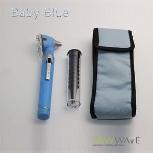 Ent 12 Kleuren Pro-Glasvezel Led Draagbare Otoscopio Auriscope Oor Care Diagnostische Set Kit + Beschermende case Ce