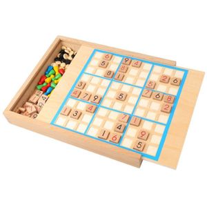 Houten Lade Sudoku Sudoku Spel Speelgoed Vliegende Schaken Intelligentie Speelgoed Kinderen Early Learning Math Vroeg Leren Speelgoed