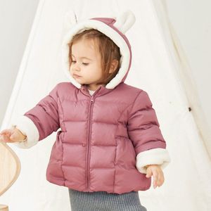 Balabala Baby Donsjack Baby Korte Herfst En Winter Jas Te Warm Meisjes Winter Kleding Plus Fluwelen