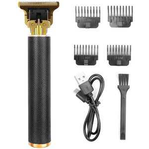 Elektrische Tondeuse Lcd Display Tondeuse Draagbare Draadloze T9 Metalen Haar Scheerapparaat Usb Opladen Tondeuses Voor Man