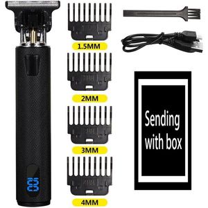 T9 Usb Elektrische Haar Snijmachine Oplaadbare Tondeuse Man Scheerapparaat Trimmer Voor Mannen Kapper Professionele Baard Trimmer
