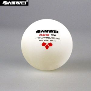 Sanwei Gold 3-Star/Abs Pro Plastic 40 + Tafeltennis Bal Ittf Goedgekeurd Ping Pong Ballen link