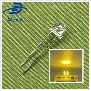 100Pcs 5Mm Diode Strohoed Wit Rood Groen Blauw Geel Paars Smd Smt Led Clear Super Heldere Brede hoek Lamp 20000mcd Lamp