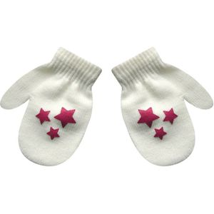 Mode Baby Hoeden Baby Baby Leuke Star Print Meisjes Jongens Van Winter Warme Handschoenen Kinderen Hoed Зимние Шапки для Мальчиков