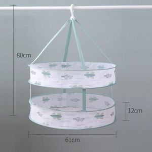 Huishoudelijke Opvouwbare Kleding Drogen Netto Verdikte Anti-Vervorming Ondergoed Vest Sokken Drogen Artefact Dubbele Laag