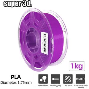 3D Printer Gloeidraad Pla/Pla + 1Kg 1.75Mm Transparante Nette Spool 3D Plastic Printing Materiaal Hoge Zuiverheid voor 3D Printers/Pennen