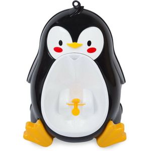 Baby Jongen Potty Toilet Training Pinguïn Kinderen Stand Verticale Urinoir Jongens Pee Baby Peuter Muur Gemonteerde Zwart