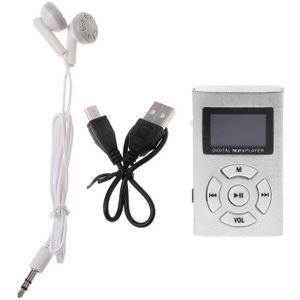 Usb Mini MP3 Speler Lcd-scherm Ondersteuning 32 Gb Micro Sd Tf Card Slick Stijlvol Sport Compact Met Oortelefoon