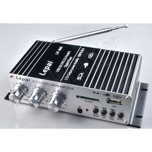 Met Afstandsbediening USB FM SD card DVD CD Auto Mini Power Versterker 2x15 w RMS 2ch uitgang eindversterker