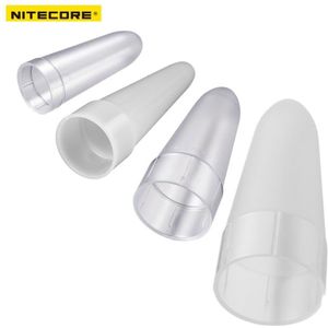 Nitecore NDF25/NDF32/NDF34/NDF40mm Doorschijnend Wit Diffuser Kegel Verkeer Wand Tip Voor Lanterna Lamp Zaklamp Accessoires