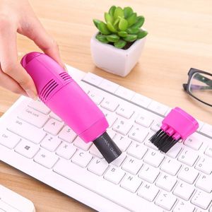 Mini Stofzuiger Usb Car Interior Air Vent Dust Cleaning Tool Borstel Kit Voor Office Pc Laptop Keyboard Dust Cleaner collector