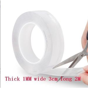 Nano Pu Gel 4 Lengtes Opties Multifunctionele Sterke Hechting Voor Huishoudelijk Gebruik Verwijderbare Geen Spoor Geen Kwaad 1/2/3/5M Tape
