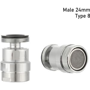 1Pc Flexibele 360 Graden Beluchter Outlet Swivel Tap Water Saving Kraan Nozzle Sproeier Tap Hoofd Zinken Montage Keuken Benodigdheden
