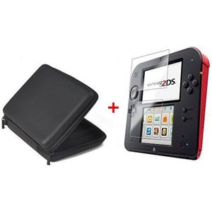 Eva Protector Hard Case Cover Voor Nintend 2DS Bag Game Kaarthouder Shell Mini Handheld Zakken Doos + Clear Screen protector Film