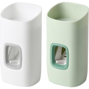 2 Stuks Tandpasta Dispenser Tandpasta Houder Hand Gratis Gezondheidszorg Tandpasta Doseren Rack Tandpasta Knijper Voor Douche