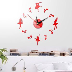 Grote Wandklok Vintage Horloge 3D Wandklokken Home Decoratie Diy Muurstickers Peciale Woonkamer Decoratie Reloj De Pared