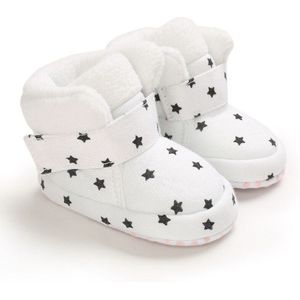 Winter Baby Katoenen Schoenen Laarzen Voor Meisje Peuters Jongen Slip-On Sneeuw Warm Ronde Neus Antislip Kids 'schoenen Enkellaars 0-1 Jaar