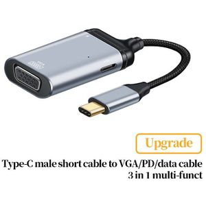 Ihuigol Type-C Usb Ethernet Adapter Hdmi-Compatibel/Vga/Dp/RJ45/Mini dp Hd Video Converter Voor Macbook Pro Samsung S20 10
