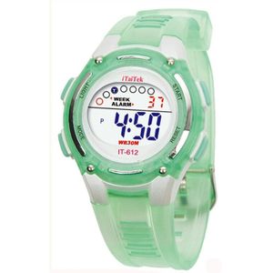 Cute Kids Horloge Populaire horloge Kinderen Jongens Meisjes Zwemmen Sport Digitale Waterdichte Horloges 661D21