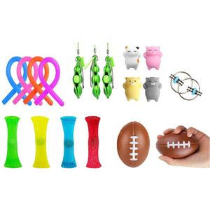 20/24Pcs Zintuiglijke Speelgoed Knikkers Bal Autisme Adhd Angst Therapie Speelgoed Zintuiglijke Fidget Speelgoed Set Volwassen Kids Funny antistress Speelgoed