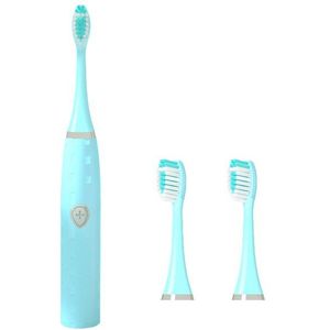 Sonic Elektrische Tandenborstel Waterdicht Zacht Haar Tand Borstels Creatieve Grote Knop Smart Tandenborstel Thuis Batterij Tandenborstel