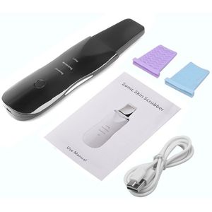 Ultrasone Meeëter Skin Scrubber Diepe Gezicht Reinigingsmachine Peeling Schop Facial Pore Cleaner Gezicht Huid Scrubber Tas