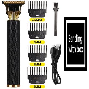 T9 Usb Elektrische Haar Snijmachine Oplaadbare Tondeuse Man Scheerapparaat Trimmer Voor Mannen Kapper Professionele Baard Trimmer