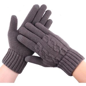 Winter Man Warm Houden Touch Screen Plus Kasjmier Dikker Gebreide Handschoenen Outdoor Fietsen Winddicht Elasticiteit Mannelijke Zachte