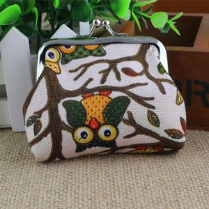 Mode Vrouwen Handtassen Mooie Stijl Vrouwen Portefeuilles Dame Kleine Portemonnee Hasp Uil Purse Clutch Bag Monedero Desigueal Mujer L * 5