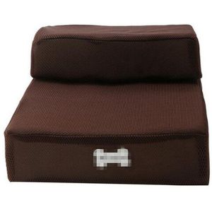 Ademende Stof Huisdier Stappen 2-stappen Opvouwbare Pet Ramp Trappen voor Kleine Hond Hond Mat Matras Mesh met afneembare Soft Cover