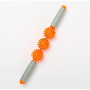 Spier Massage Roller Stok Body Relax Tool Spier Roller Sticks Met 3 Punt Spiky Ball