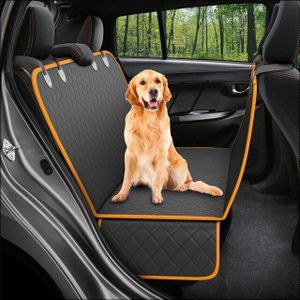 Luxe Hond Achterbank Auto Cover Protector Waterdicht Krasvast Antislip Hangmat Voor Pet, tegen Vuil En Huisdier Bont Stoelhoezen