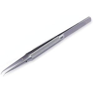 Titanium Legering Pincet Professionele Reparatie Antimagnetic 14Cm Mobiele Telefoon Reparatie Pincet Precisie Vingerafdruk Pincet