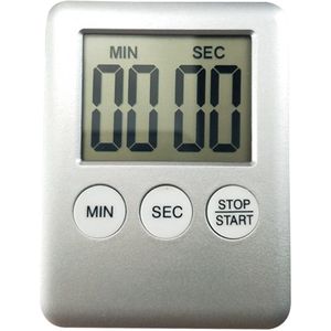 1 Pcs Plastic Koken Tellen Countdown Alarm Magneet Klok Temporizador Eenvoudige 3 Knoppen Keuken Timer Dunne Lcd Digitale Scherm