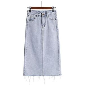 Realeft Lente Zomer Vrouwen Vintage Denim Midi Wrap Rokken Pocket Koreaanse Stijl Hoge Taille Schede Korte Jeans Rokken