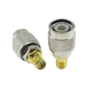 2 Stuks Connector Tnc Male Naar Sma Female Adapter Rf Coaxiale Kits Cover Test Coverter Adapter