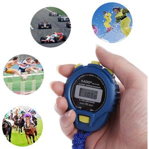 Handheld Digital Lcd Chronograaf Sport Teller Stopwatch Timer Alarm Stop Horloge