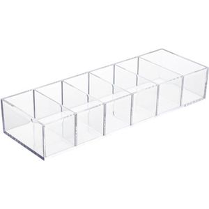 1Pc Transparant Acryl Cosmetica Opbergdoos Make Holder Sieraden Make Up Organizer Voor Thuis Plastic Desktop Opbergdozen