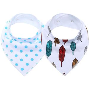 Baby Bandana Kwijlen Slabbetjes 2 Pack Super Zachte Absorberende Katoenen Organische Bib Set Baby Shower Set Voor Tandjes En kwijlen