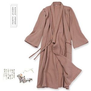 Man nachtjapon Katoen korte mouw Kimono robe Japanse kimono